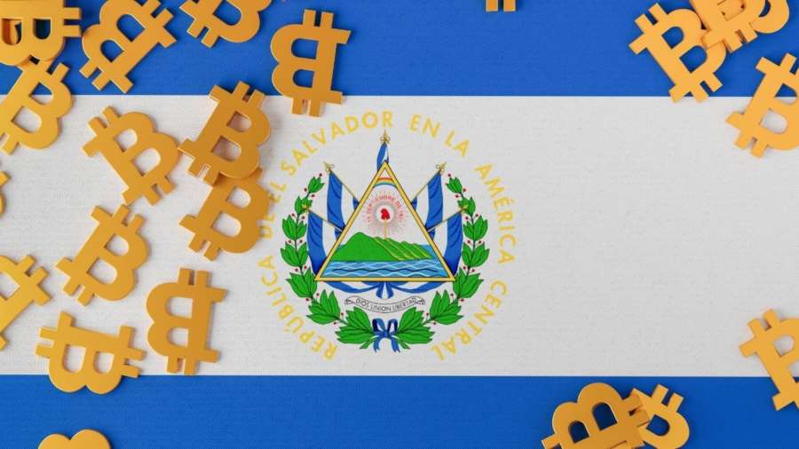Bitcoin bandiera El Salvador città