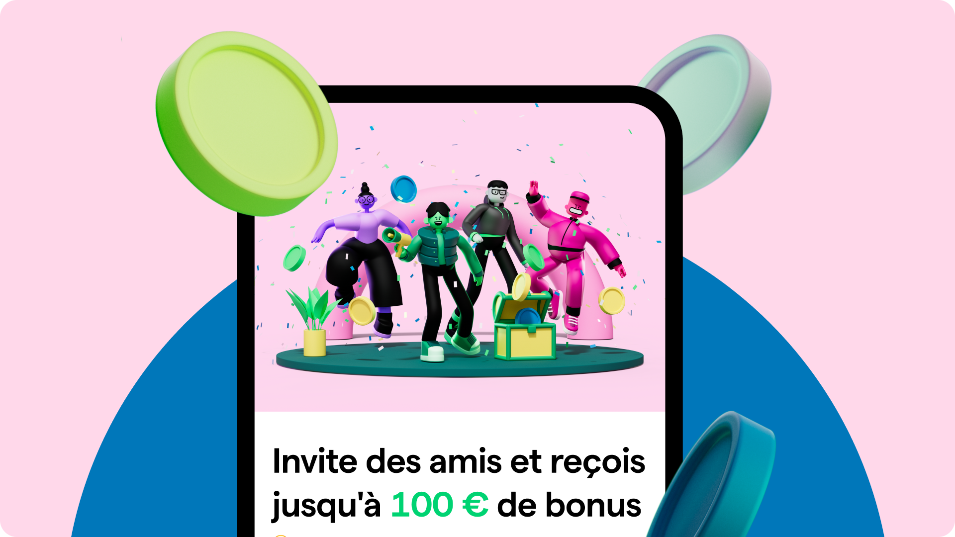 Invite un ami sur Young Platform et reçois un bonus allant jusqu'à 100 €