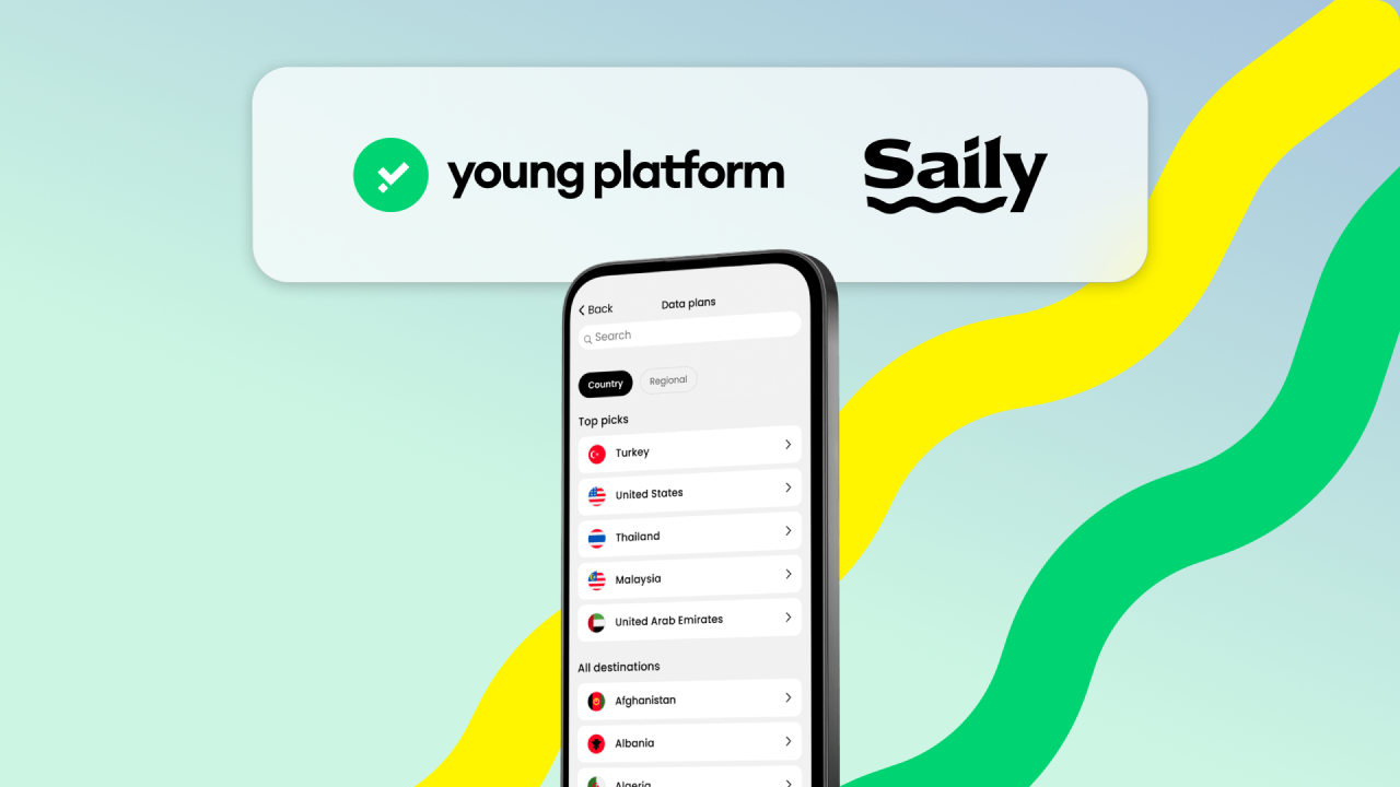 eSIM gratis grazie a Saily e i Club di Young Platform