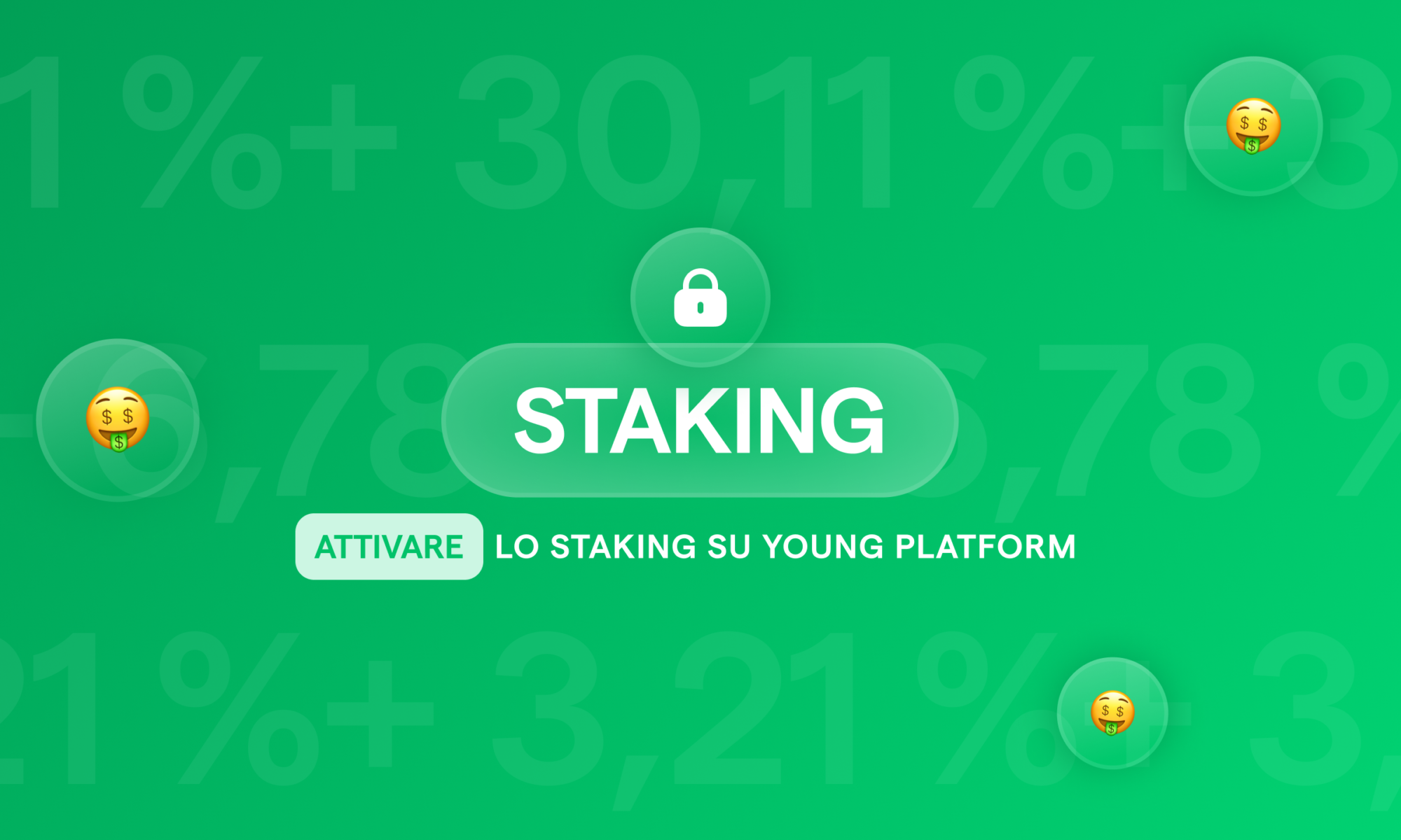 Come attivare lo staking su Young Platform